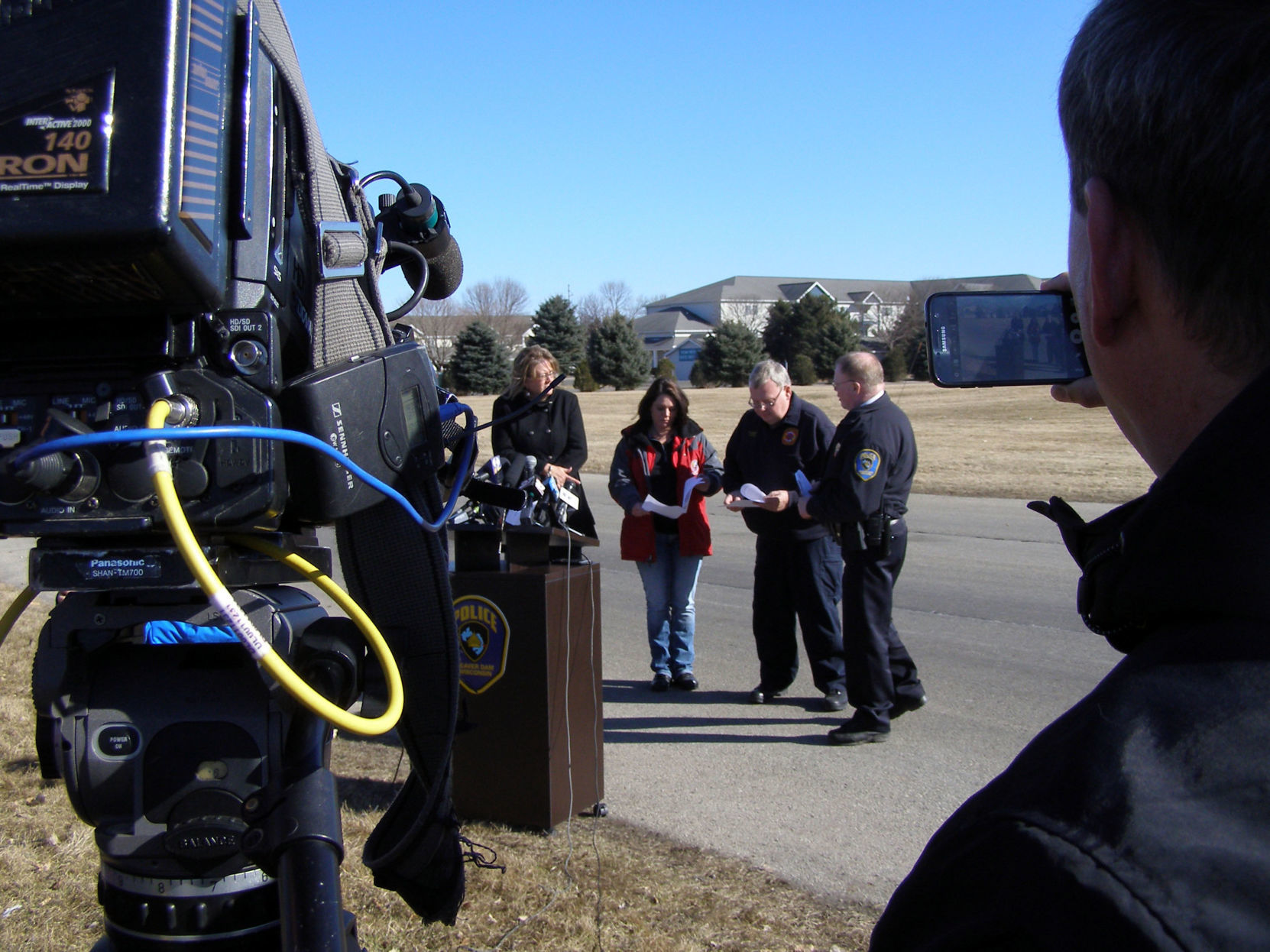 Investigation photos from 109 Knaup Drive explosion